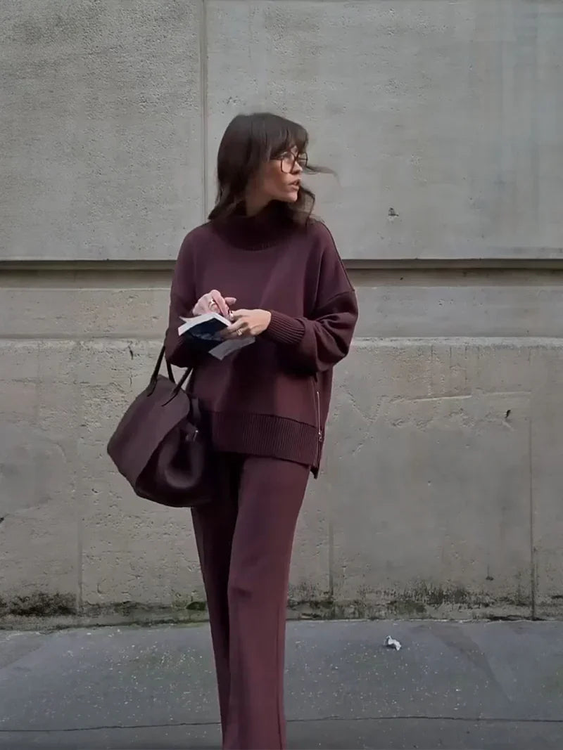 Aurora - Conjunto a juego de corte holgado