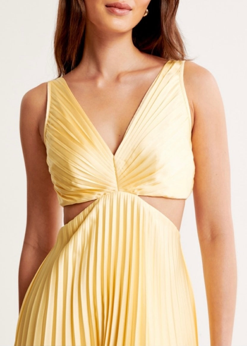 Laia | Vestido Largo Plisado