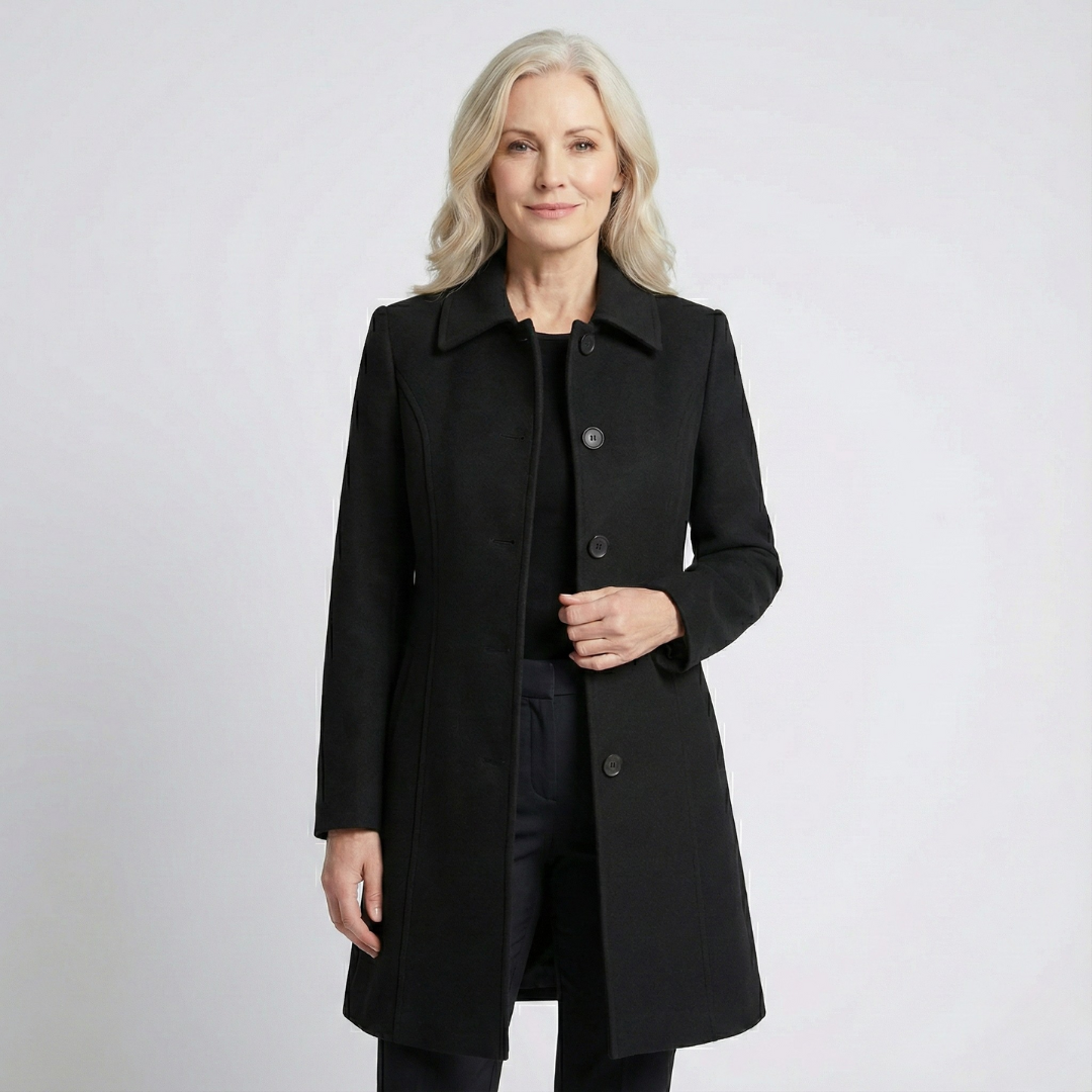 Adriana | Single Breasted Winter Trench Coat