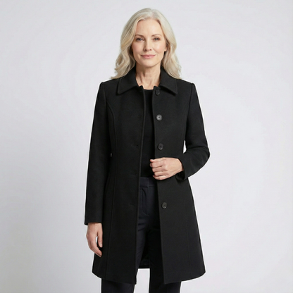 Adriana | Single Breasted Winter Trench Coat