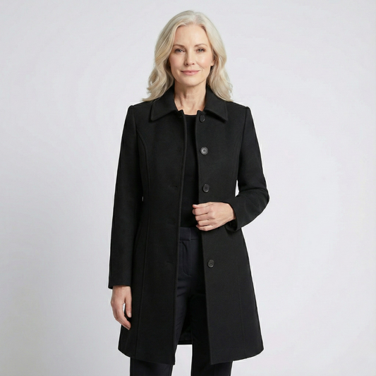 Adriana | Single Breasted Winter Trench Coat