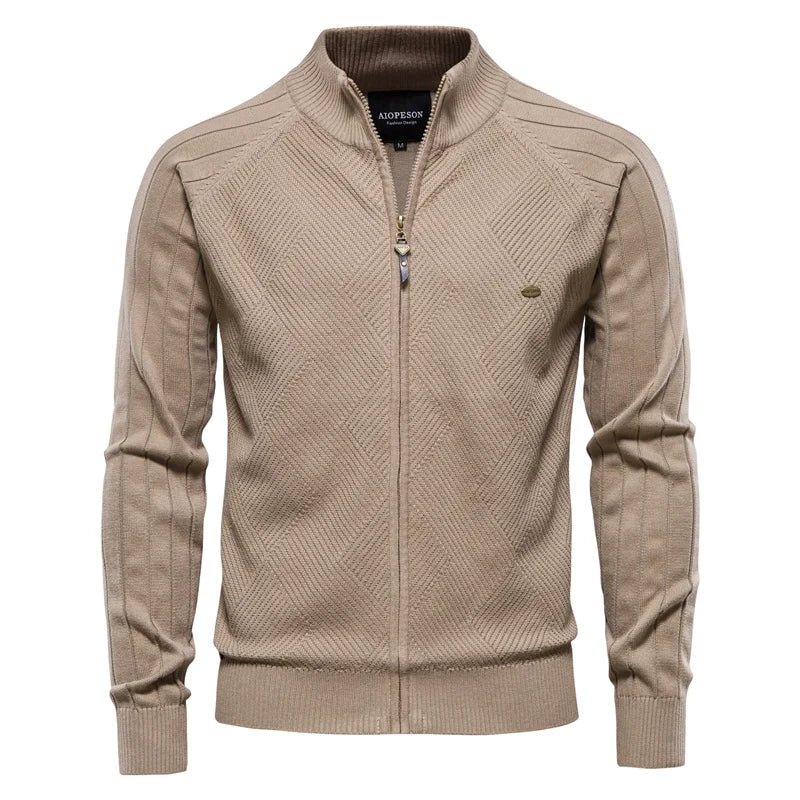 Nicolás | Suéter-chaqueta de algodón premium