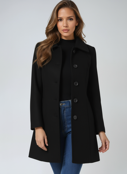 Adriana | Single Breasted Winter Trench Coat