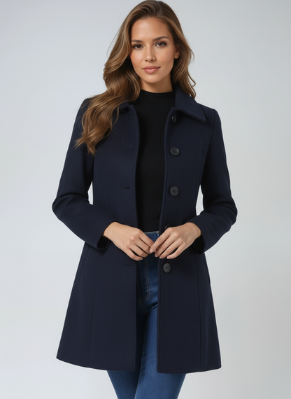 Adriana | Single Breasted Winter Trench Coat