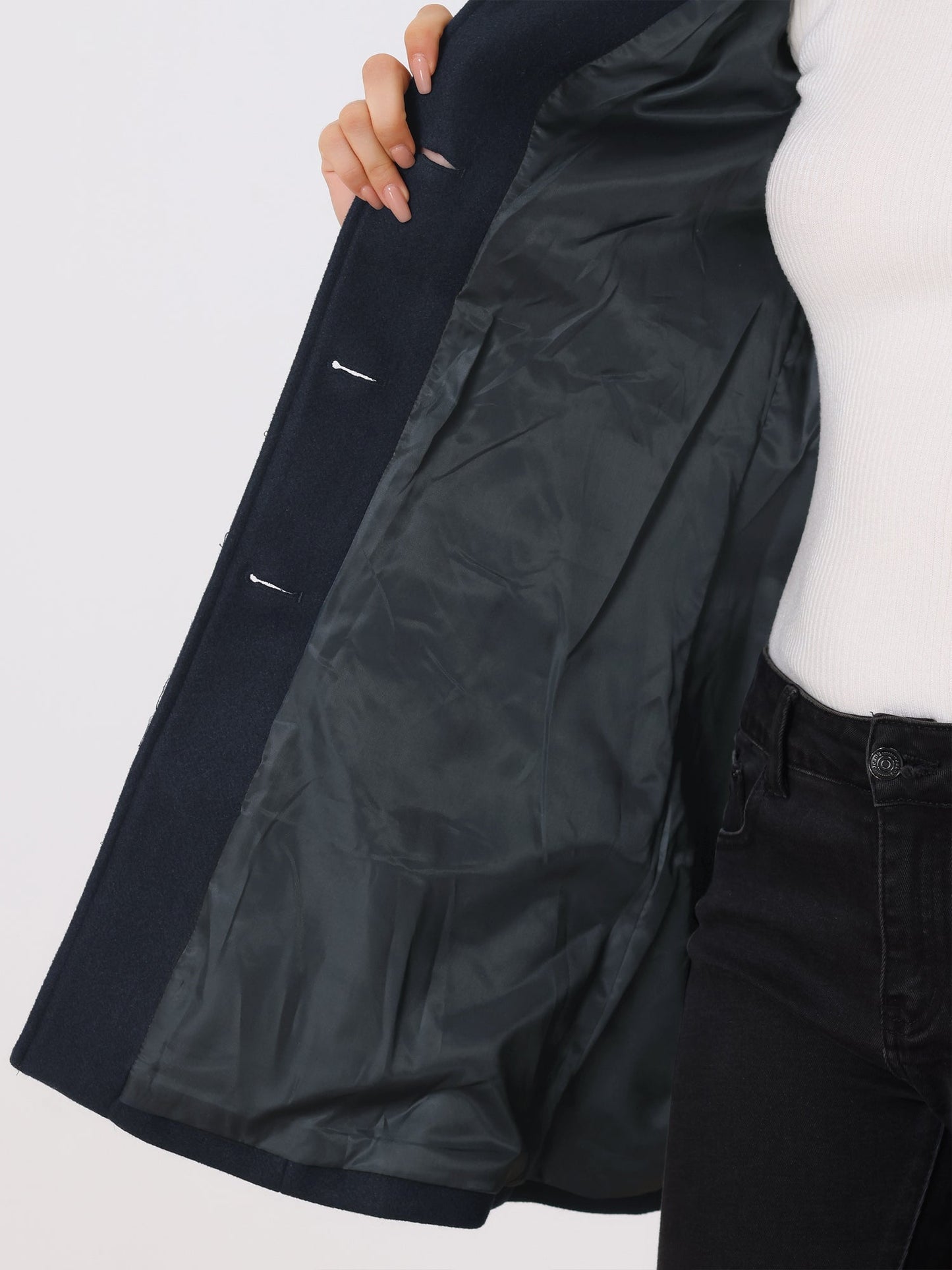 Adriana | Single Breasted Winter Trench Coat